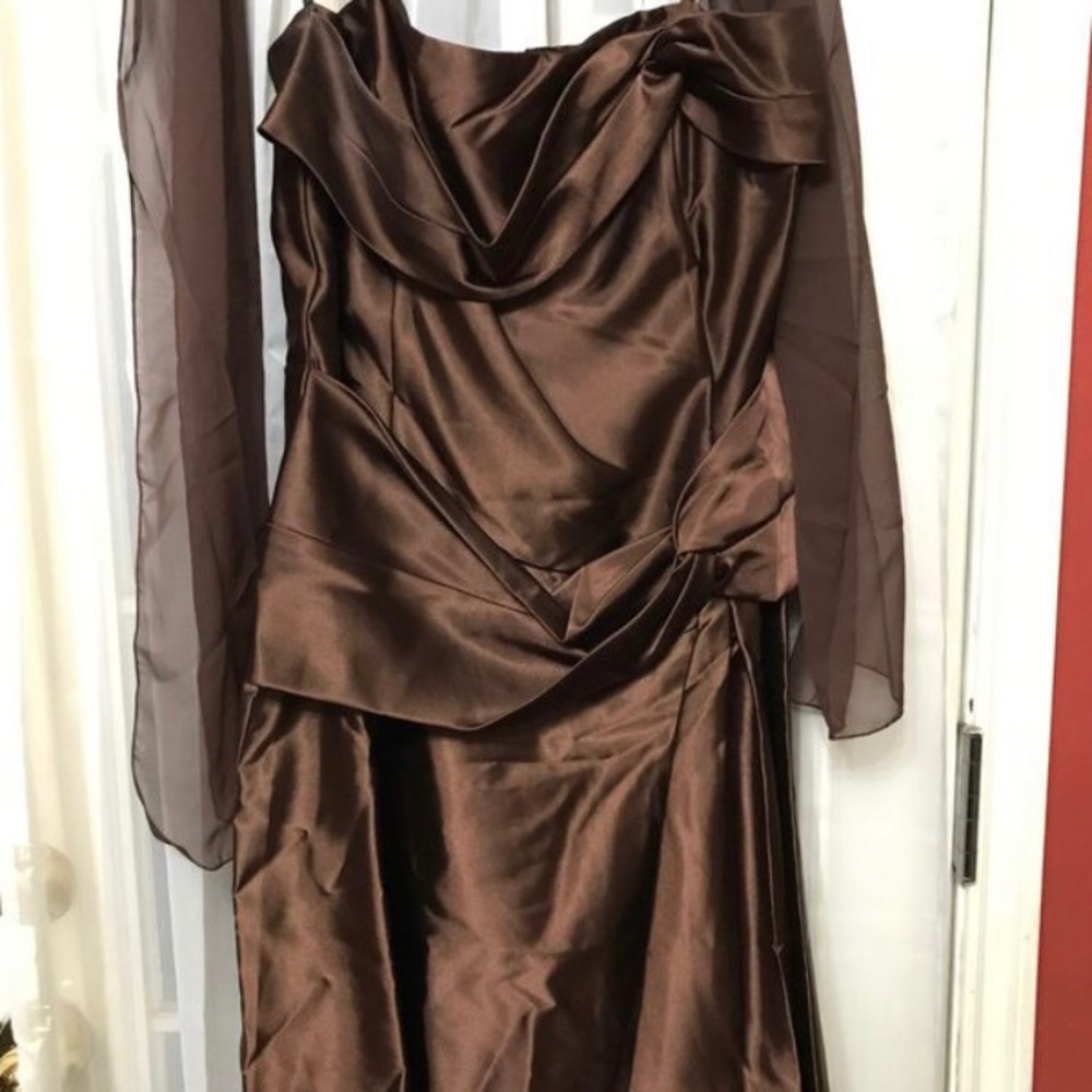 Brown bridesmaid dresses